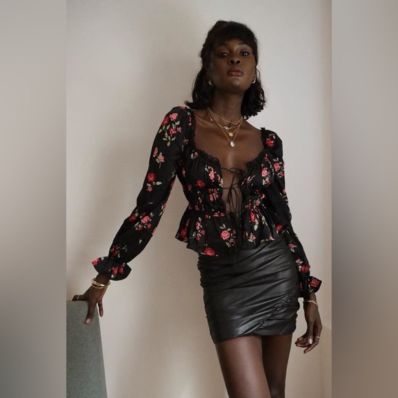 For Love And Lemons Tops - For Love & Lemons Rosie Blouse